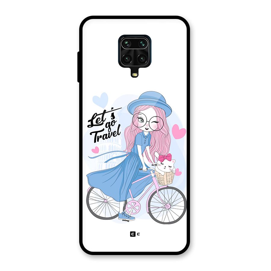 Lets Go Travel Glass Back Case for Poco M2 Pro