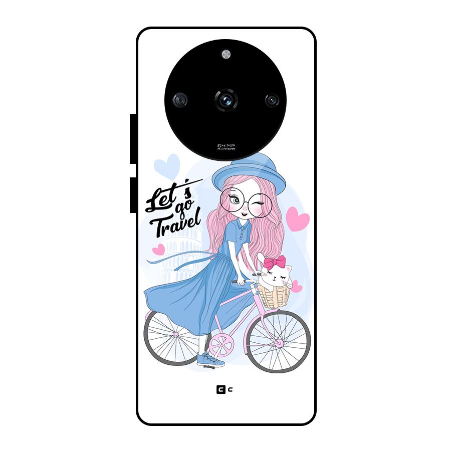 Lets Go Travel Glass Back Case for Realme Narzo 60 5G