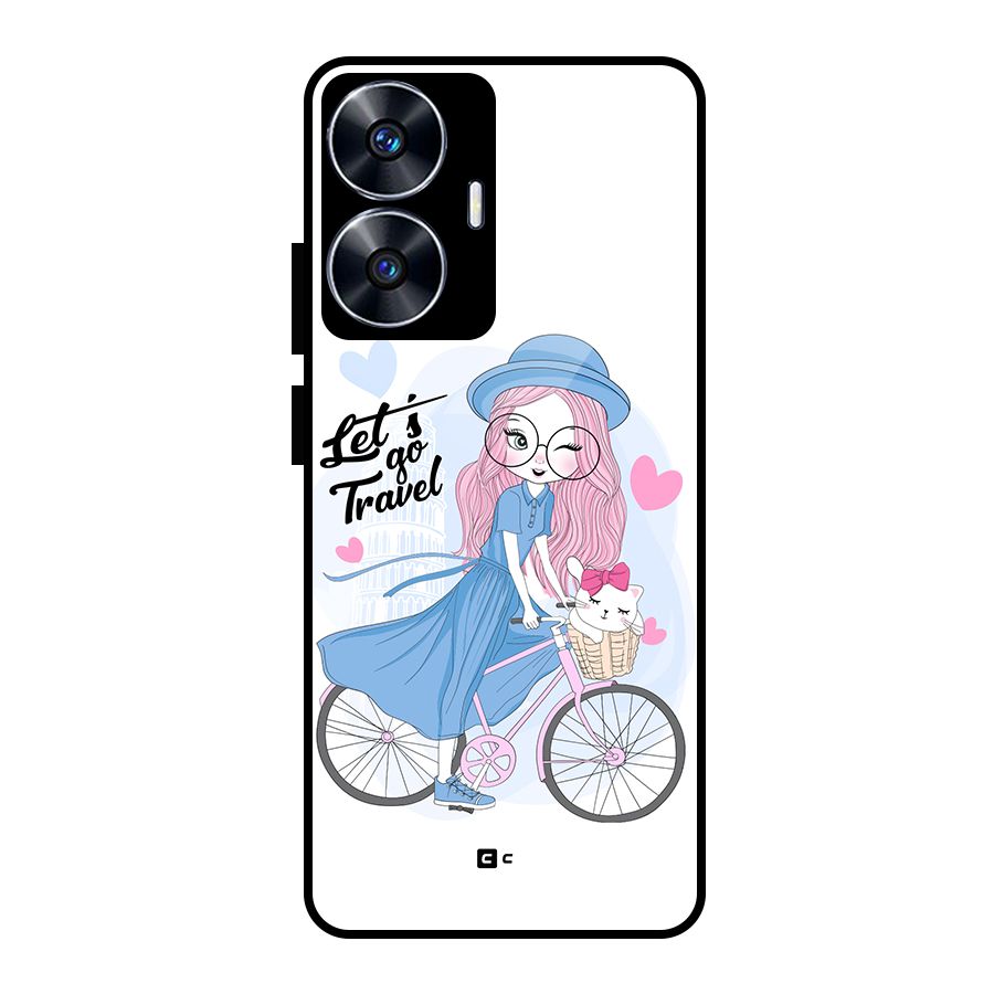 Lets Go Travel Glass Back Case for Realme Narzo N55
