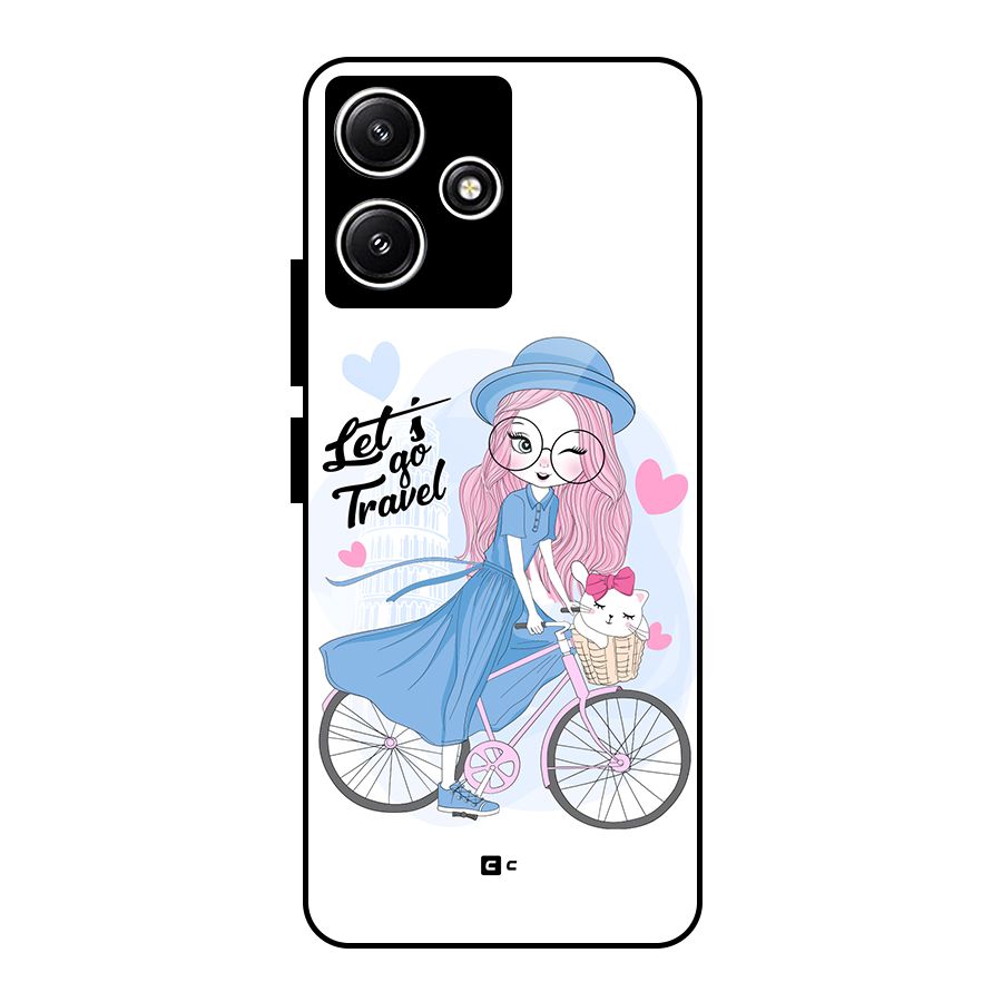 Lets Go Travel Glass Back Case for Redmi 12 5G