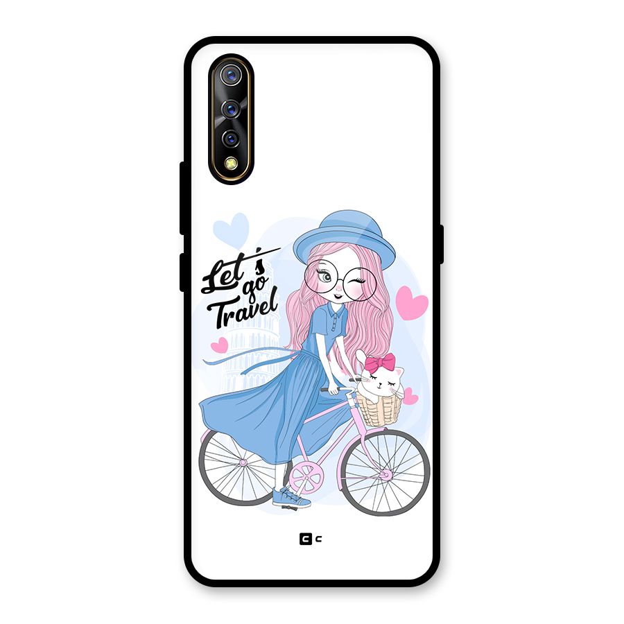 Lets Go Travel Glass Back Case for Vivo S1