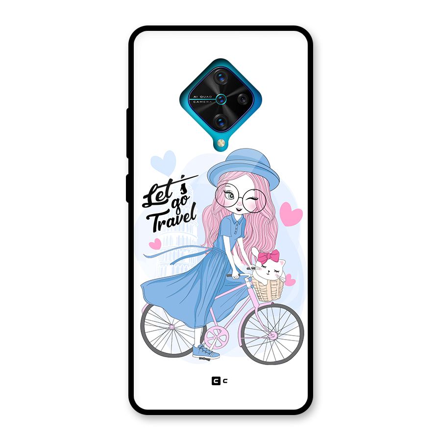Lets Go Travel Glass Back Case for Vivo S1 Pro