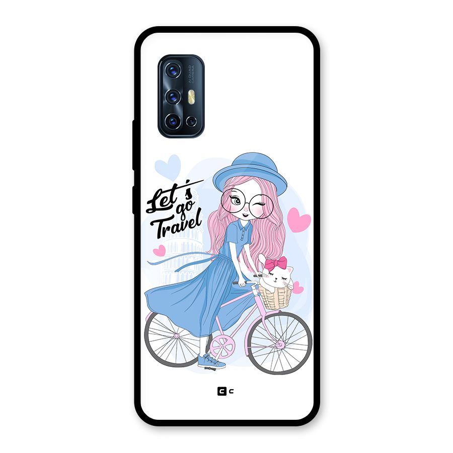 Lets Go Travel Glass Back Case for Vivo V17