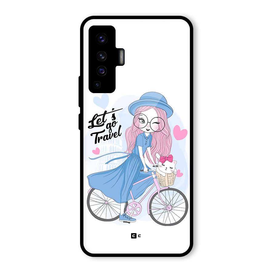 Lets Go Travel Glass Back Case for Vivo X50