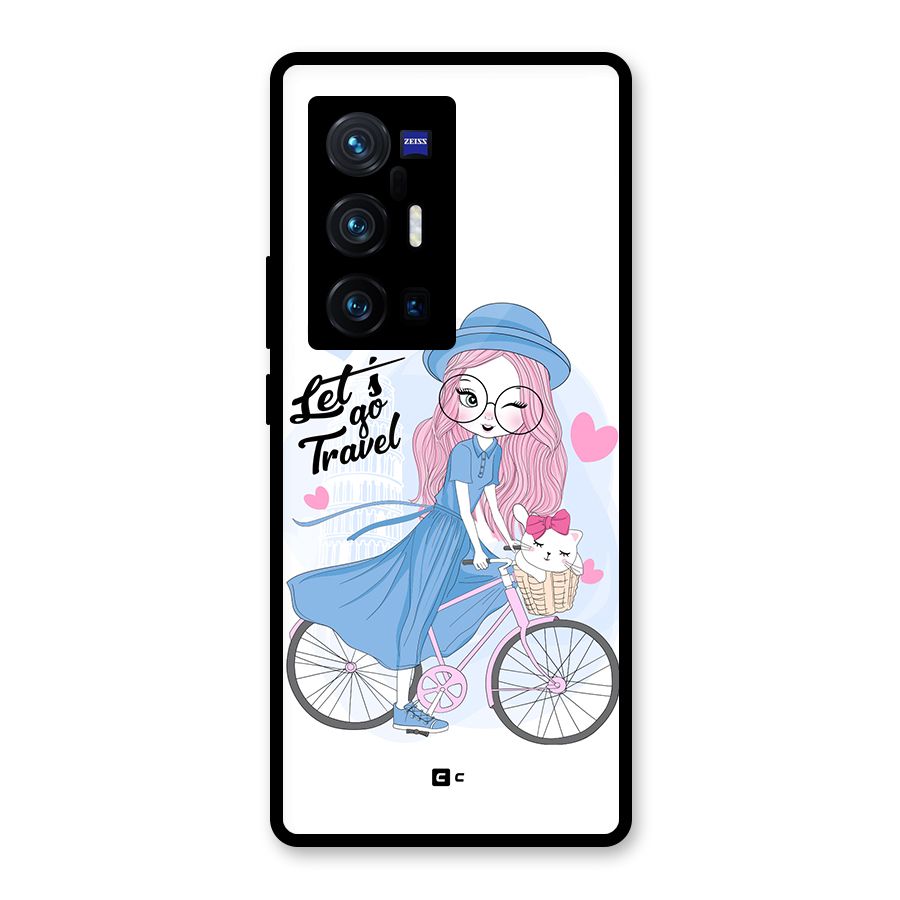 Lets Go Travel Glass Back Case for Vivo X70 Pro Plus
