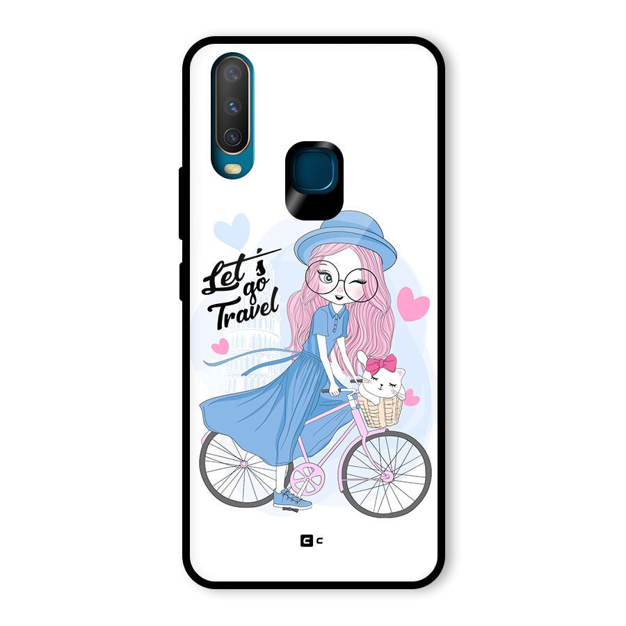 Lets Go Travel Glass Back Case for Vivo Y15