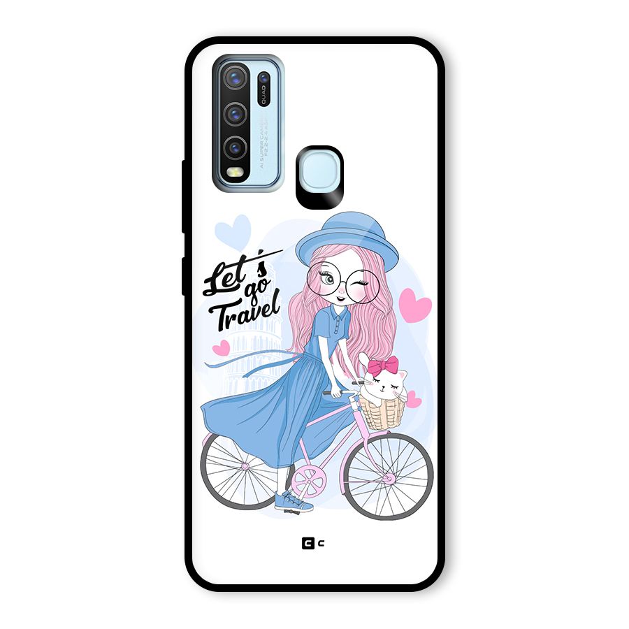Lets Go Travel Glass Back Case for Vivo Y30