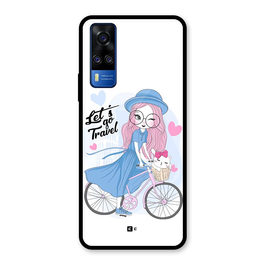 Lets Go Travel Glass Back Case for Vivo Y31