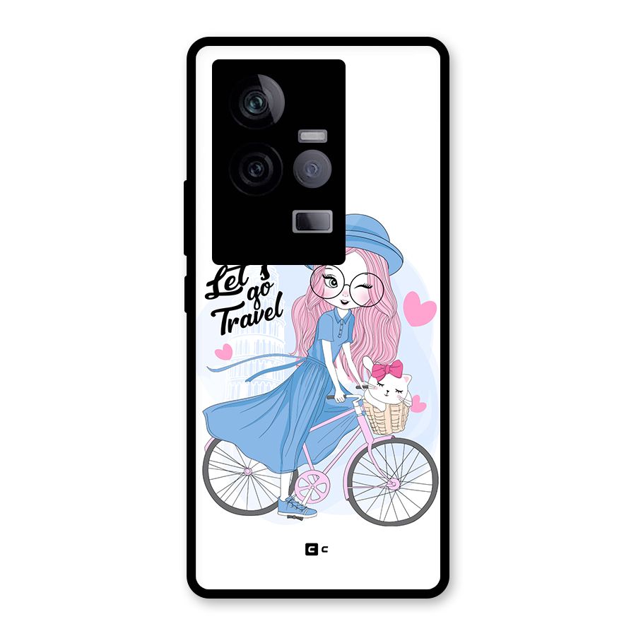 Lets Go Travel Glass Back Case for Vivo iQOO 11 5G