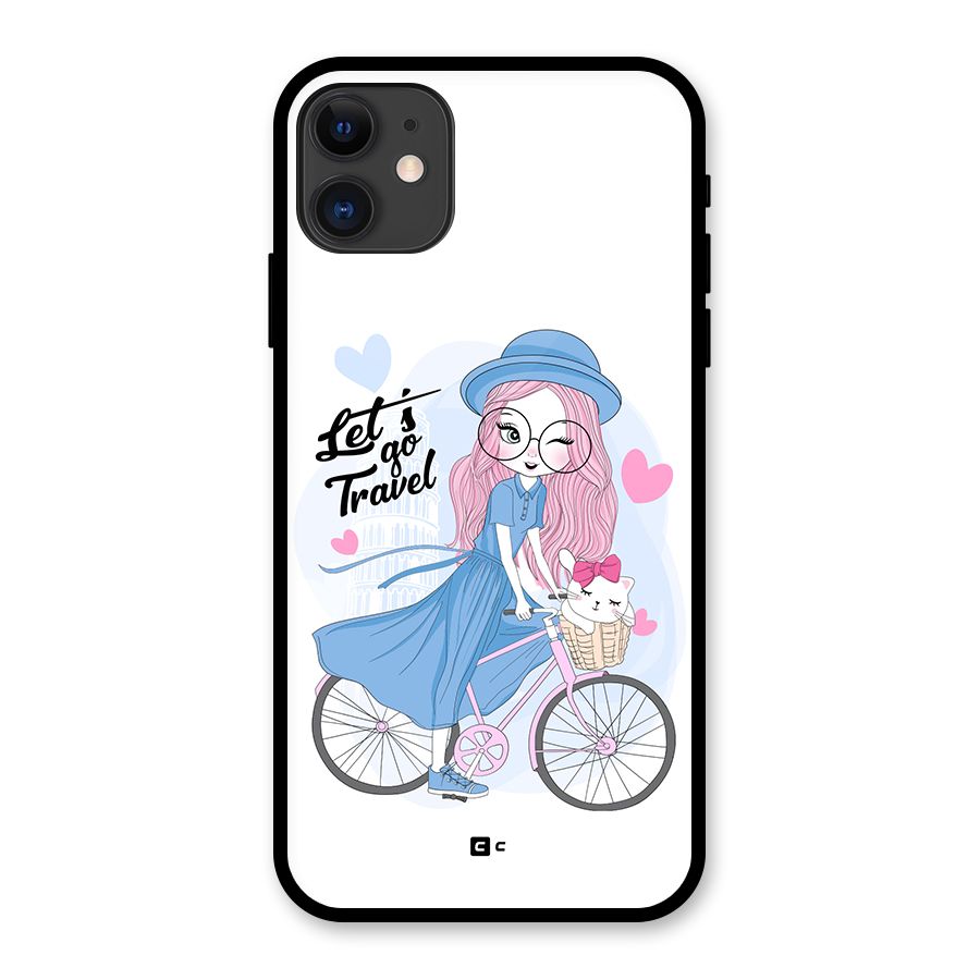 Lets Go Travel Glass Back Case for iPhone 11