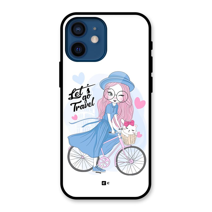 Lets Go Travel Glass Back Case for iPhone 12 Mini