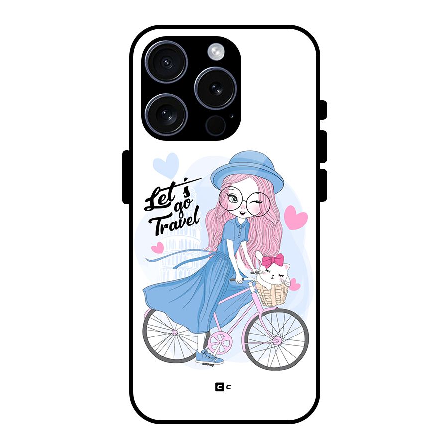 Lets Go Travel Glass Back Case for iPhone 15 Pro
