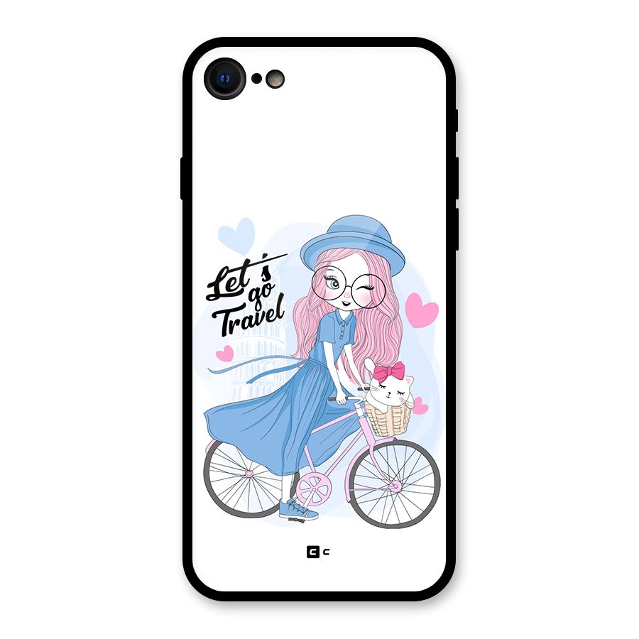 Lets Go Travel Glass Back Case for iPhone 7