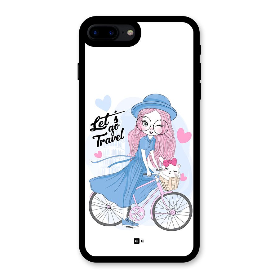 Lets Go Travel Glass Back Case for iPhone 7 Plus