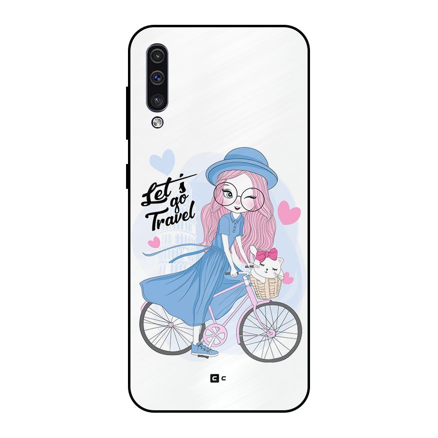 Lets Go Travel Metal Back Case for Galaxy A50