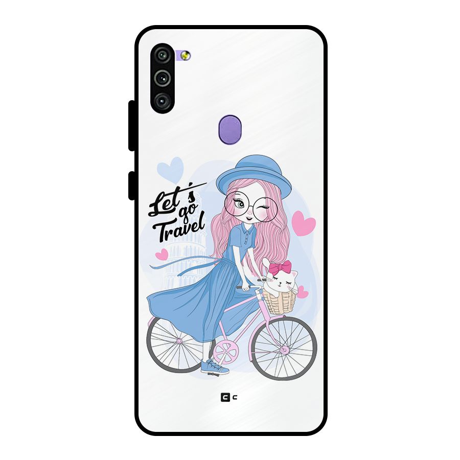 Lets Go Travel Metal Back Case for Galaxy M11