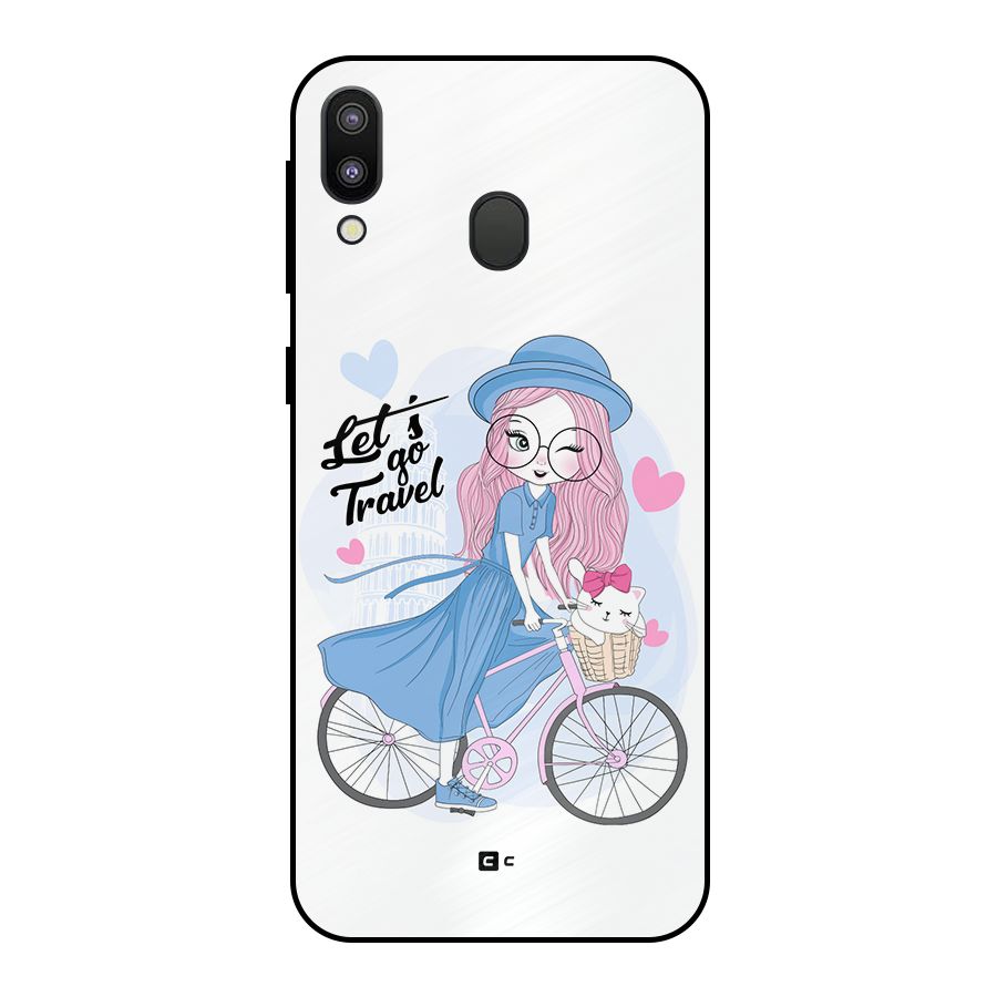 Lets Go Travel Metal Back Case for Galaxy M20