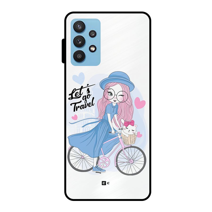 Lets Go Travel Metal Back Case for Galaxy M32 5G