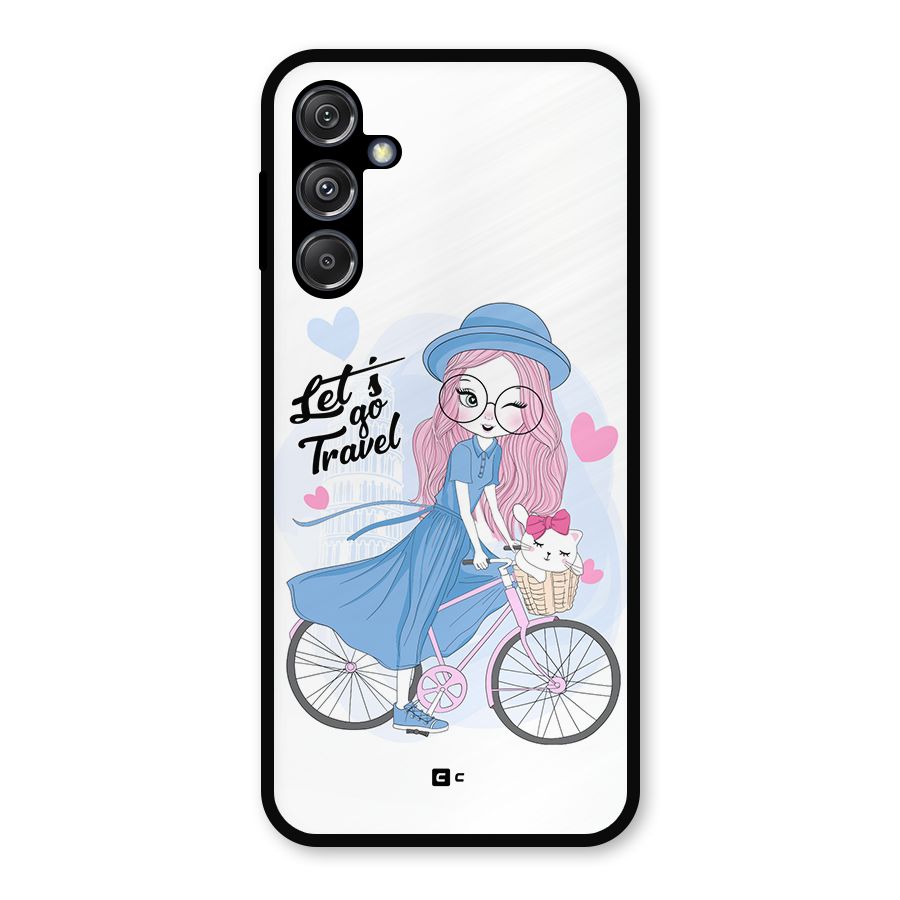 Lets Go Travel Metal Back Case for Galaxy M34 5G
