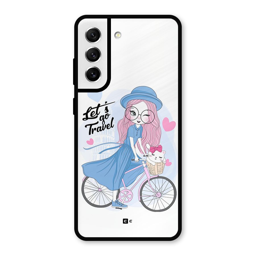 Lets Go Travel Metal Back Case for Galaxy S21 FE 5G