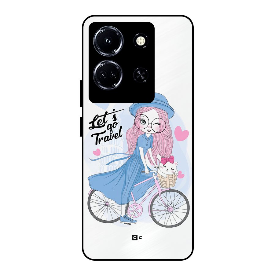 Lets Go Travel Metal Back Case for Infinix Note 30 5G