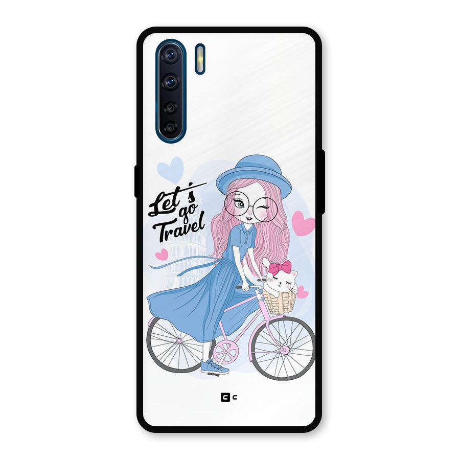 Lets Go Travel Metal Back Case for Oppo F15