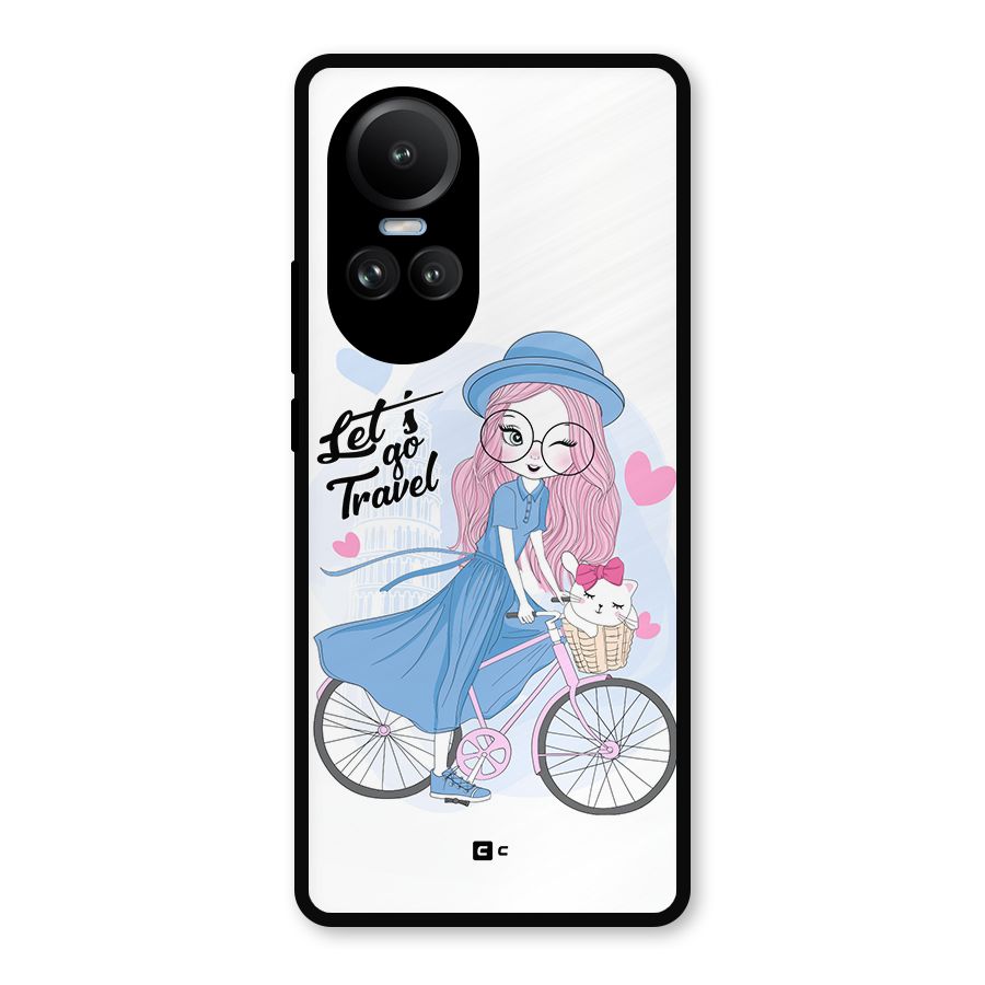 Lets Go Travel Metal Back Case for Oppo Reno10
