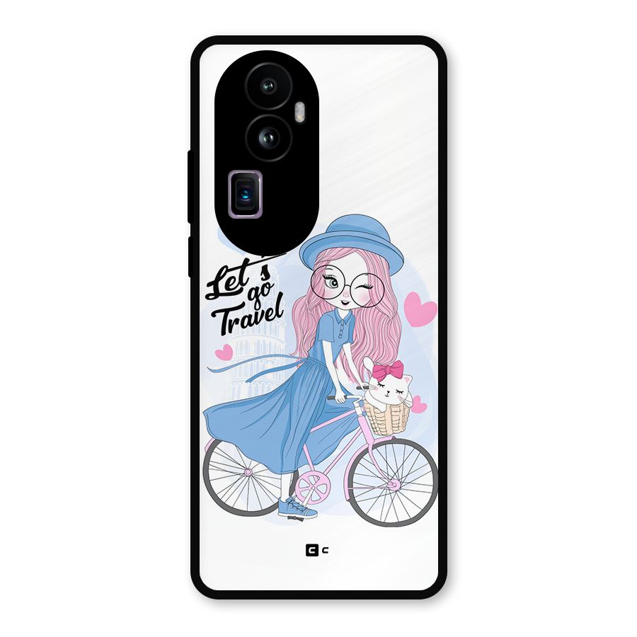 Lets Go Travel Metal Back Case for Oppo Reno10 Pro Plus