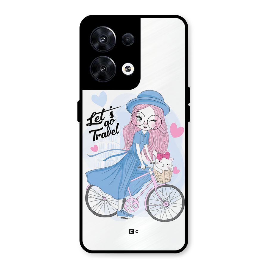 Lets Go Travel Metal Back Case for Oppo Reno8 5G