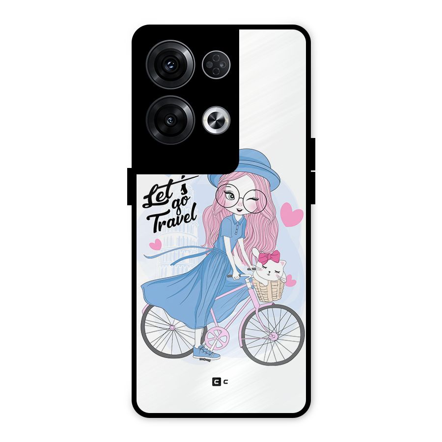 Lets Go Travel Metal Back Case for Oppo Reno8 Pro 5G