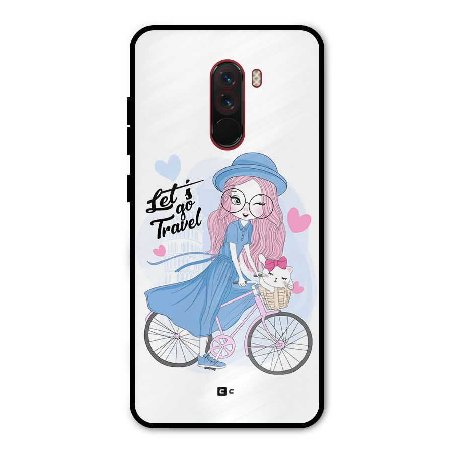 Lets Go Travel Metal Back Case for Poco F1