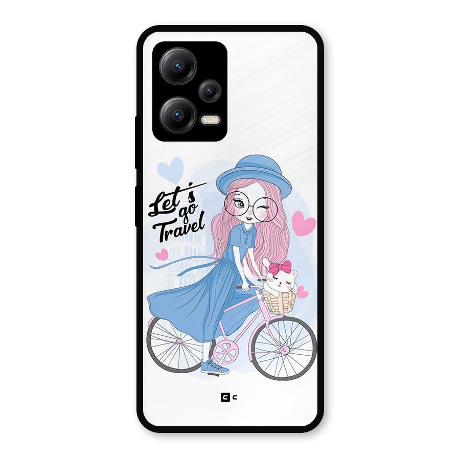 Lets Go Travel Metal Back Case for Redmi Note 12 5G