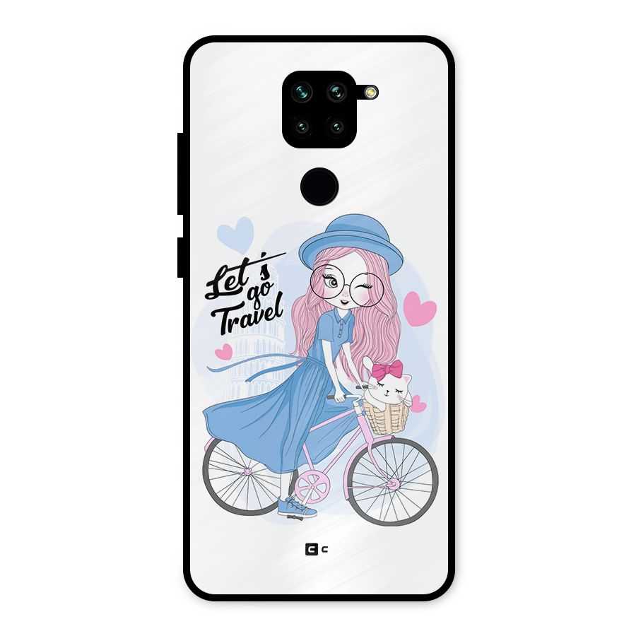 Lets Go Travel Metal Back Case for Redmi Note 9