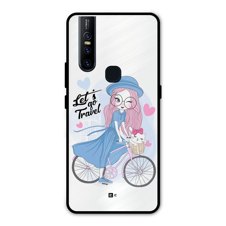 Lets Go Travel Metal Back Case for Vivo V15