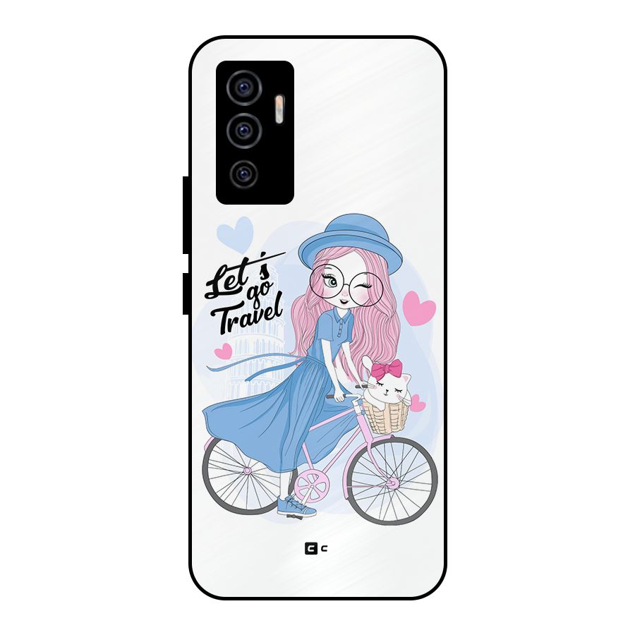 Lets Go Travel Metal Back Case for Vivo V23e
