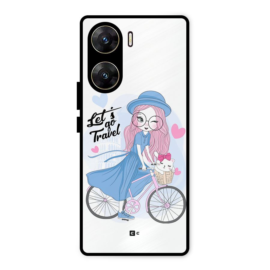 Lets Go Travel Metal Back Case for Vivo V29e