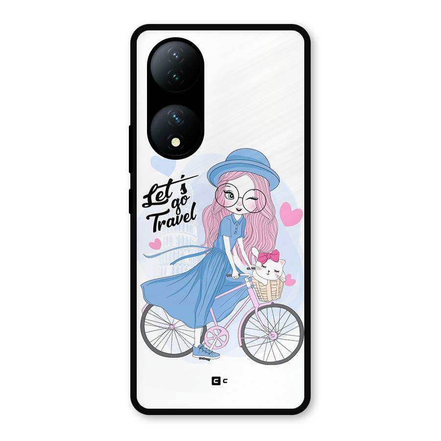 Lets Go Travel Metal Back Case for Vivo Y100a