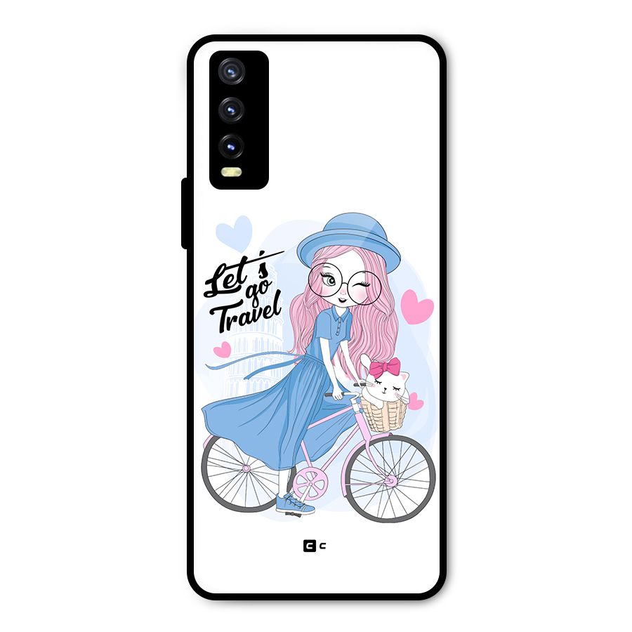 Lets Go Travel Metal Back Case for Vivo Y20g