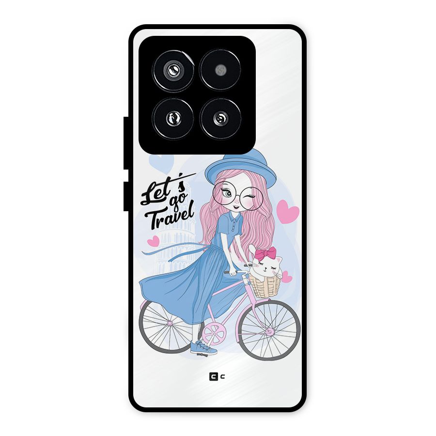 Lets Go Travel Metal Back Case for Xiaomi 14 Pro