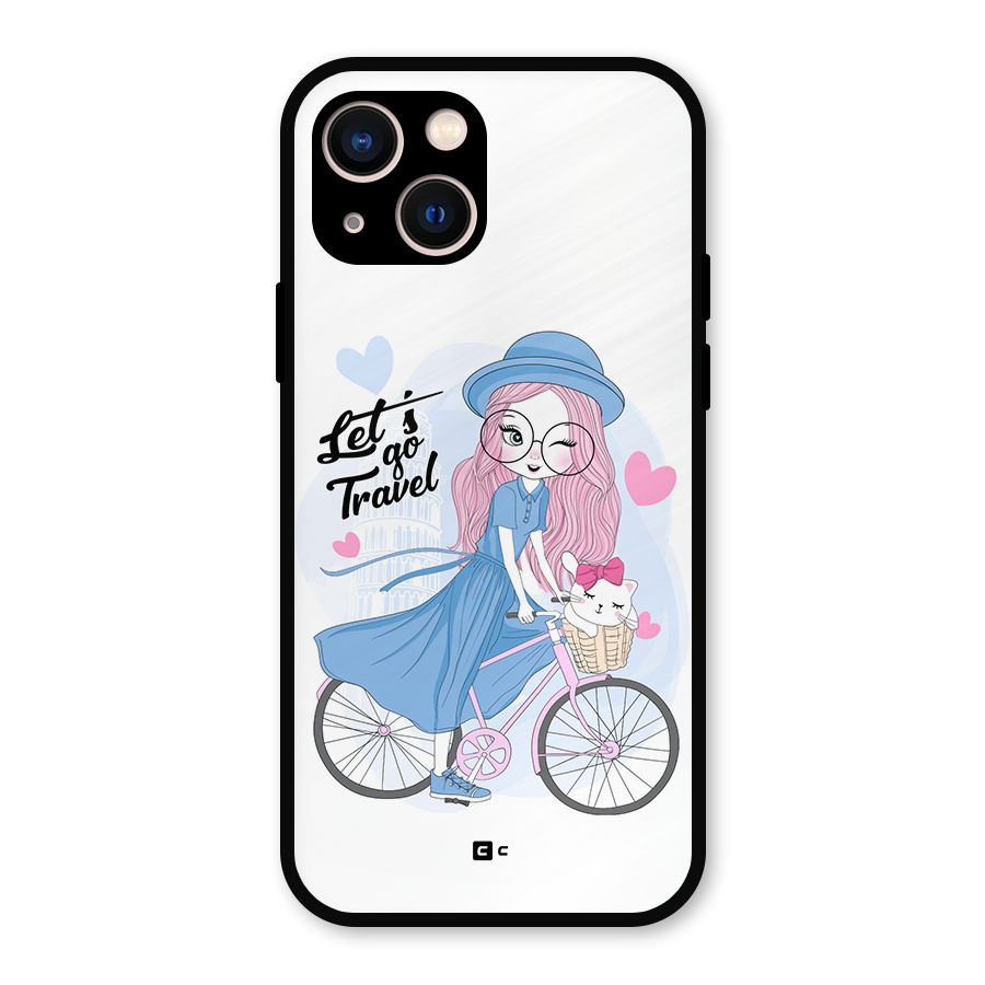 Lets Go Travel Metal Back Case for iPhone 13
