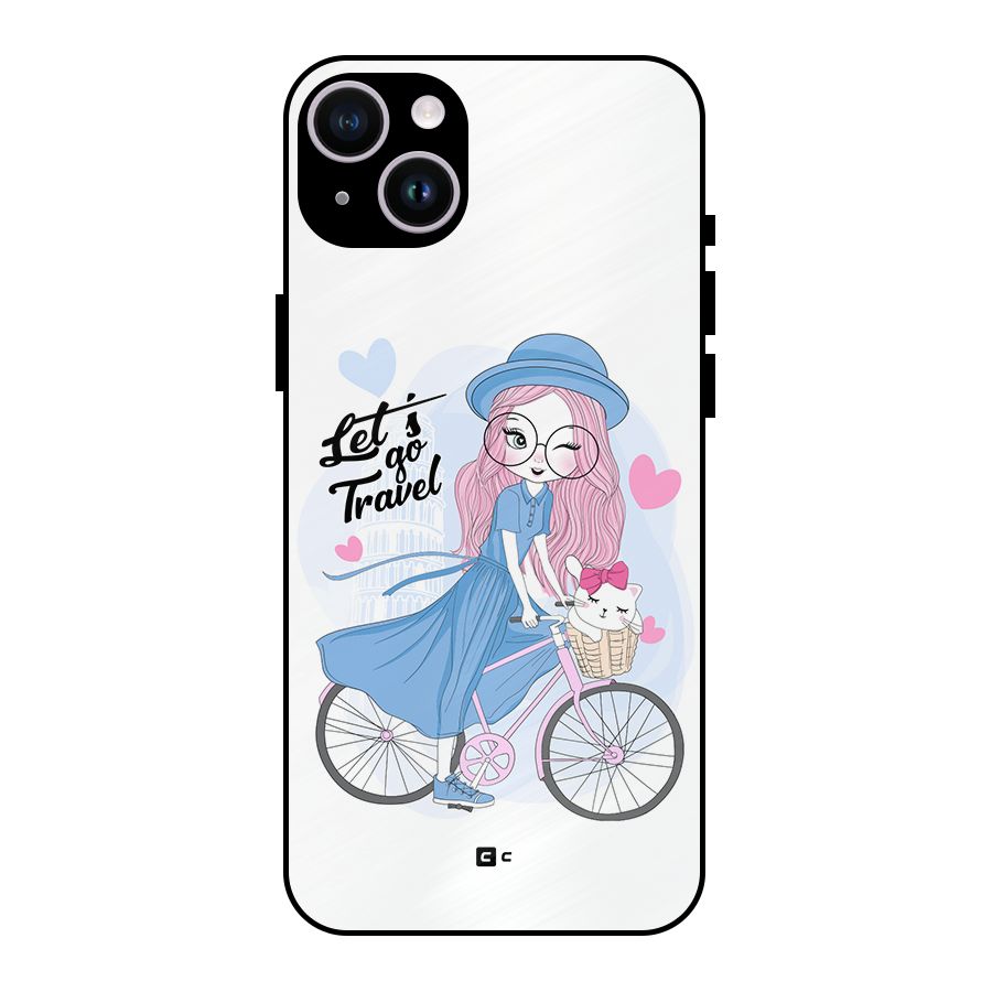 Lets Go Travel Metal Back Case for iPhone 14 Plus