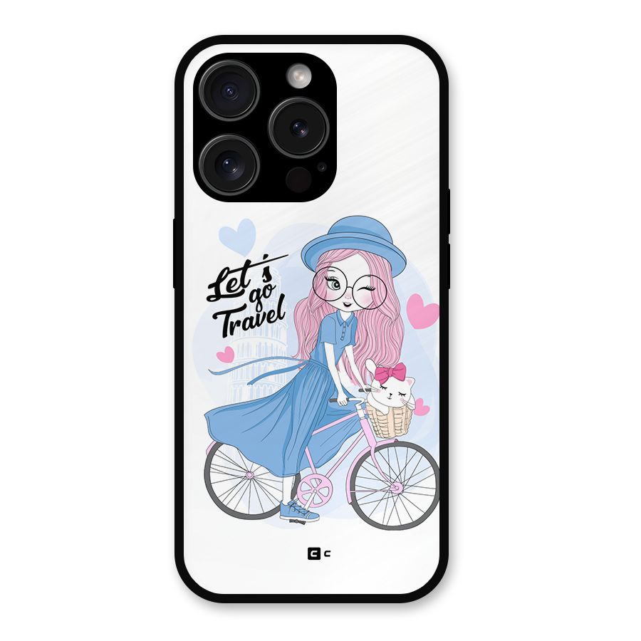 Lets Go Travel Metal Back Case for iPhone 15 Pro