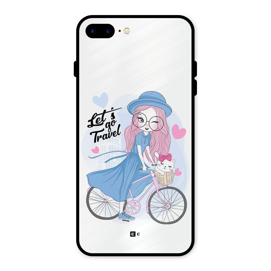 Lets Go Travel Metal Back Case for iPhone 7 Plus