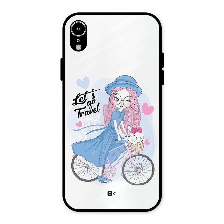 Lets Go Travel Metal Back Case for iPhone XR