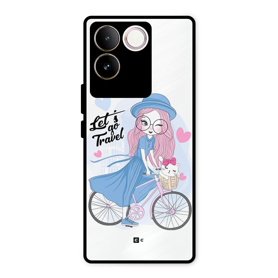 Lets Go Travel Metal Back Case for iQOO Z7 Pro