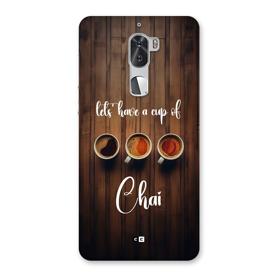 Lets Have A Cup Of Chai Back Case for Coolpad Cool 1