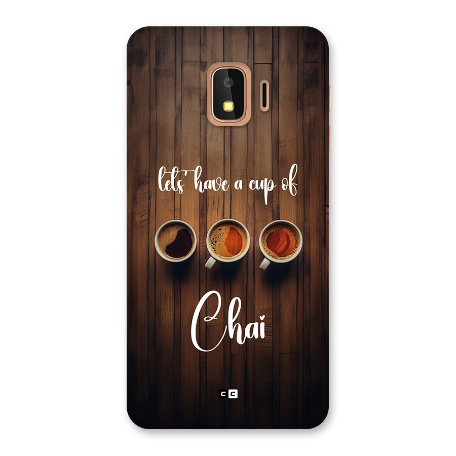 Lets Have A Cup Of Chai Back Case for Galaxy J2 Core