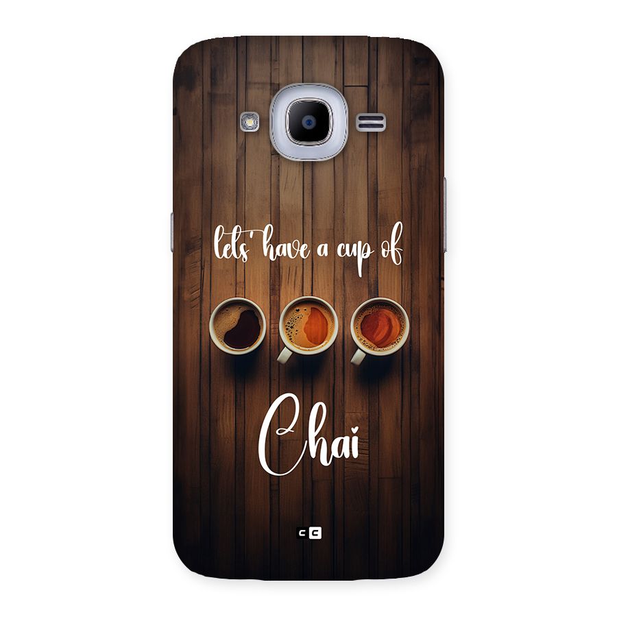 Lets Have A Cup Of Chai Back Case for Galaxy J2 Pro