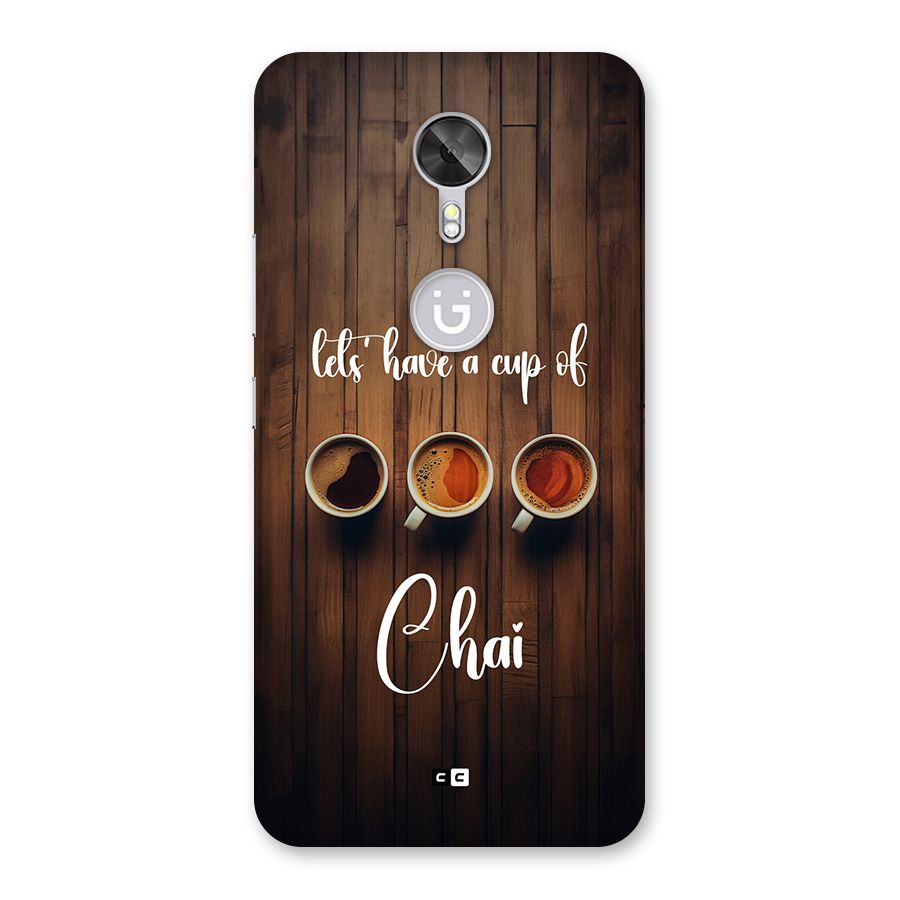 Lets Have A Cup Of Chai Back Case for Gionee A1