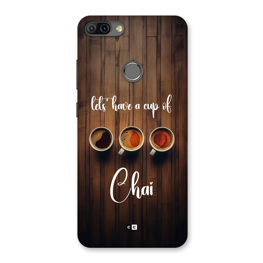 Lets Have A Cup Of Chai Back Case for Infinix Hot 6 Pro